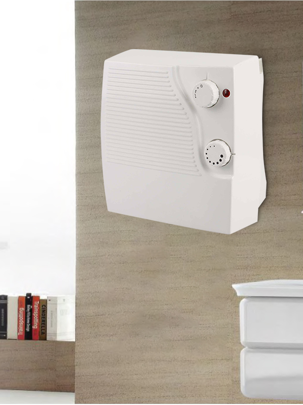 HBH-2004C állítható termosztát Energiatakarékos falra szerelhető fürdőszobai ventilátor fűtés
